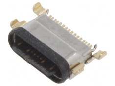 Soclu USB 2.0 SMT PIN 16 Orizontal Middle Board Mount