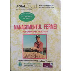 MANAGEMENTUL FERMEI. RECOMANDARI PRACTICE-NECUNOSCUT