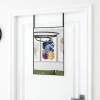 Oglinda pentru usa, negru, 40x60 cm, sticla si aluminiu GartenMobel Dekor, vidaXL