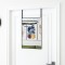 Gossi oglinda pentru usa, negru, 40x60 cm, sticla si aluminiu