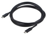 Cablu USB 3.1 USB C aurit 1,8m negru