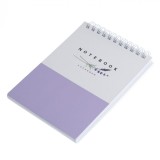 Carnet Notițe Spiralat, Model Lavanda, Dimensiune A6, 80 File, Copertă Moale, Oem
