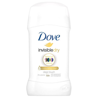 Deodorant Stick DOVE Invisible Dry, 40 ml, Pentru Femei, Protectie 48h, Deodorant Solid, Deodorante Solide, Deodorant Solid Femei, Deodorant Crema, De foto