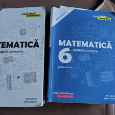 MATEMATICA ALGEBRA GEOMETRIE CLASA A VI A PARTEA I SI II DAN ZAHARIA