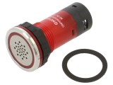 Semnalizator Acustic LED ONPOW 85dB IP67 &Oslash;16mm 12VDC ONPOW3916-M/12VDC