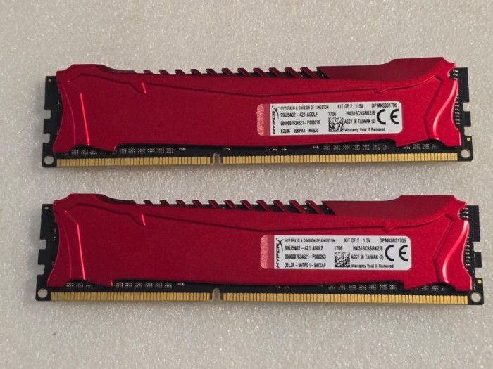 Kit RAM desktop Kingston HyperX Savage 8GB (2x4GB) DDR3 1600MHz HX316C9SRK2/8