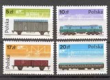 Polonia 1985 - Vagoane, trenuri, cai ferate, serie neuzata