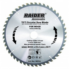 Disc circular Raider, 254 ? 25.4 mm, 60 T foto