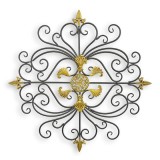 Decoratiune de perete din metal bogat ornamentata DZ-165, Ornamentale