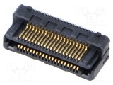Conector PCB-PCB hermafrodit PIN 40 0,5mm LSHM gold flash SAMTEC