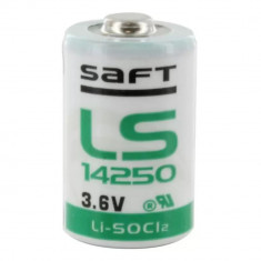 Baterie Litiu Saft 3.6V 14250 1/2AA, Dimensiuni 14.5 x 25.5 mm