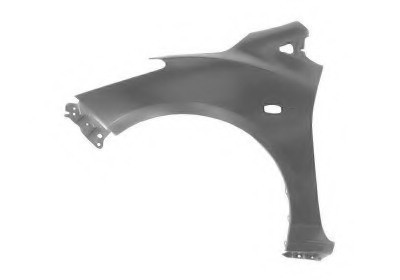 Aripa fata Mazda 2 (Dy), 04.2003-10.2007, partea Stanga, cu gaura pentru semnalizare, DD1052211C, 453201 foto