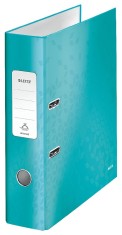 Biblioraft Leitz 180 Wow, Carton Laminat, A4, 80 Mm, Turcoaz foto