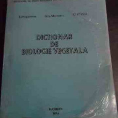 Dictionar De Biologie Vegetala (pagina De Titlu Lipsa) - I. Popescu, Gh. Mohan, C. Pirvu ,540598