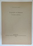 GEOGRAFIA IN ROMANIA de NICOLAE M. POPP , 1939 *TEXT IN POLONEZA SI GERMANA