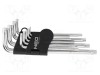 Set chei Torx&Acirc;&reg; 9 piese o&Aring;&pound;el crom-vanadium NEO TOOLS