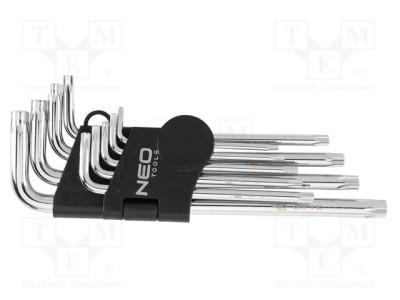Set chei Torx&amp;Acirc;&amp;reg; 9 piese o&amp;Aring;&amp;pound;el crom-vanadium NEO TOOLS foto