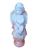 Cumpara ieftin Statueta decorativa, Inger, Roz, 39 cm, DVAN0701-2G