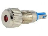 Lampă LED roșie 12V IP67 &Oslash;8mm