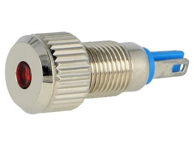 Lampă LED roșie 12V IP67 &amp;Oslash;8mm foto
