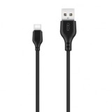 Cablu Date si Incarcare USB-A - USB-C XO Design NB103, 18W, 2m, Negru