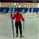 Johnny Mathis &lrm;&ndash; Merry Christmas [ vinil, LP ] nm / nm CBS, UK _ muzica de sarbatori
