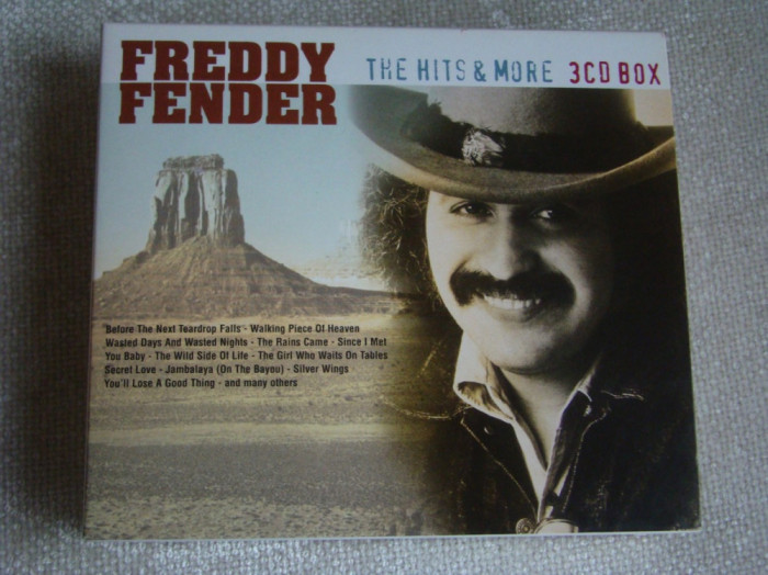 FREDDY FENDER - The Hits And More - 3 CD Originale ca NOI