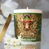 Lum&acirc;nare Zodia Taur &ndash; Parfum Floral Elegant - Ceara Soia si Cocos, 220 g