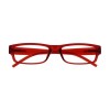 Ochelari pentru citit Opulize plastic rosu marime +1.00 eleganti usori confortabili femei design robust cadru balamale calitate
