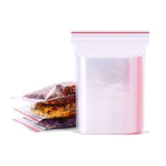 Pungi Din Plastic Cu Fermoar ZipLock 125mm X 127mm, 50my - 100 buc foto