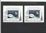 2006 LP 1723 25 ANI DE LA PRIMUL ZBOR IN COSMOS AL UNUI ROMAN SET 2 COLITE MNH, Nestampilat