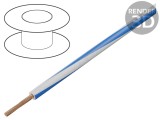 Cablu Electric PVC 2,5mm2 Alb-Albastru 300V/500V