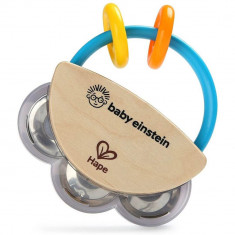 Jucarie mini tamburina din lemn, Baby Einstein