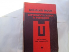 Douglas Mook - Experimente clasice in psihologie