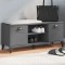 vidaXL Bancă pantofi &bdquo;VIKEN&rdquo; gri antracit 106x35x45 cm lemn masiv pin