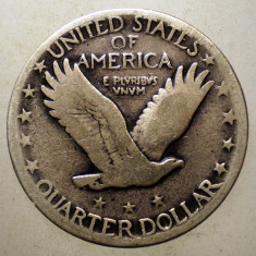 F.562 USA SUA Standing Liberty QUARTER DOLLAR 1928 TIP 2 ARGINT