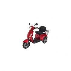 Triciclu Electric Volta VM4, Motor 1000W 60V, Baterie 22Ah cu Autonomie 50km, fara permis (carnet), visiniu
