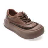 Pantofi sport GRYXX maro, 8112, din piele naturala