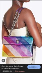 Geanta Kurt Geiger multicolor foto