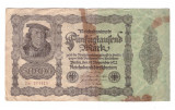 Bancnota Germania 50000 mark/marci 19 noiembrie 1922, fond alb, circulata