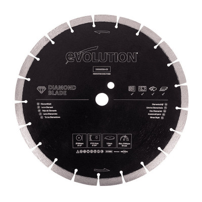 Disc diamantat pentru fierastrau circular Evolution D300SEG-CS, O300x22.2 mm, 21 dinti foto