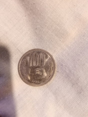 Moneda de 100 lei cu chipul lui Mihai Viteazul din 1994 foto