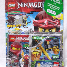 Revista LEGO Ninjago Master Of Spinjitzu Nr. 6 cu 2 figurine - sigilata