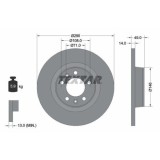 Set disc frana Citroen Jumpy 2 (Vf7) 01.07-03.16-; Fiat Scudo Box (270 272) 01.07-03.16; Peugeot Expert 01.07-; Toyota Proace Box (Mdx) 06.13-03.16,, Textar
