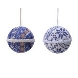 Glob - Bauble White, Blue - mai multe culori | Kaemingk