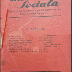 1931 Mișcarea Socială anul II no. 6-7 Ilie Moscovici, București CVP bolsevism