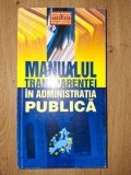 Manualul transparentei in administratia publica