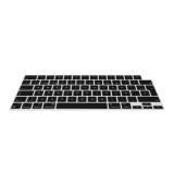 Folie tastatura Kwmobile pentru Apple MacBook Pro M2 16&quot; (2023)/MacBook Pro M3 16&quot; (2023), Negru, Silicon, KWM000025BU001C