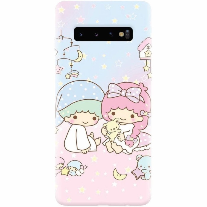 Husa silicon pentru Samsung Galaxy S10 Plus, Little Twins