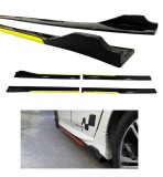 Cumpara ieftin Prelungiri Praguri Universale Negru/Galben 210cm ALM - Tuning Auto Exterior, Aspect Sport